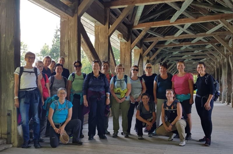 Le groupe de marche en ballade